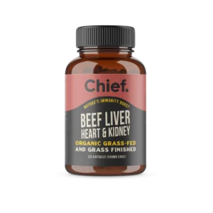 Organic Beef Liver, Heart & Kidney Immunity Boost (120 Capsules)