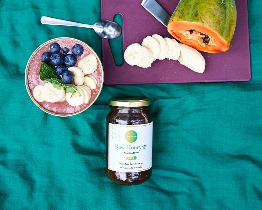 Raw honey and health food